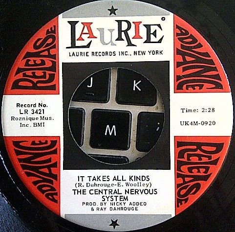 The Central Nervous System – It Takes All Kinds 7"