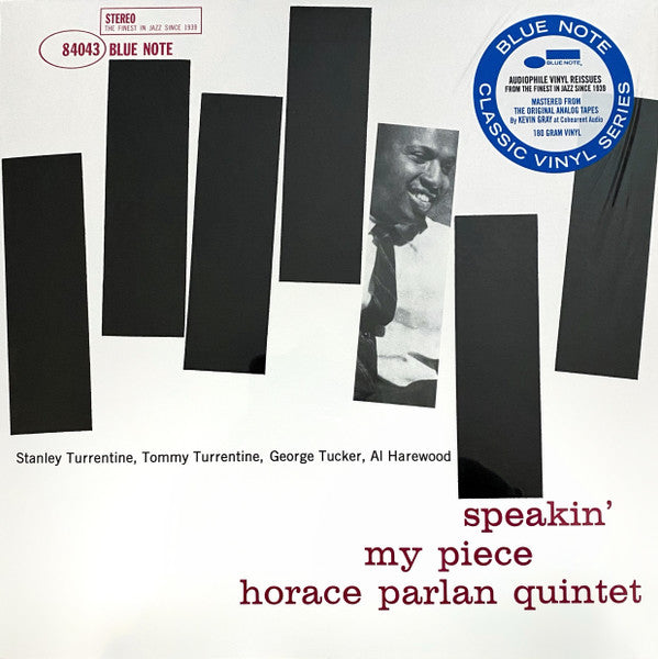 Horace Parlan Quintet - Speakin' My Piece