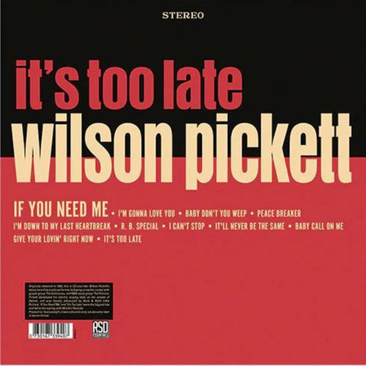 Wilson Pickett - It's Too Late