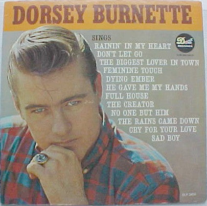 Dorsey Burnette - Dorsey Burnette Sings LP