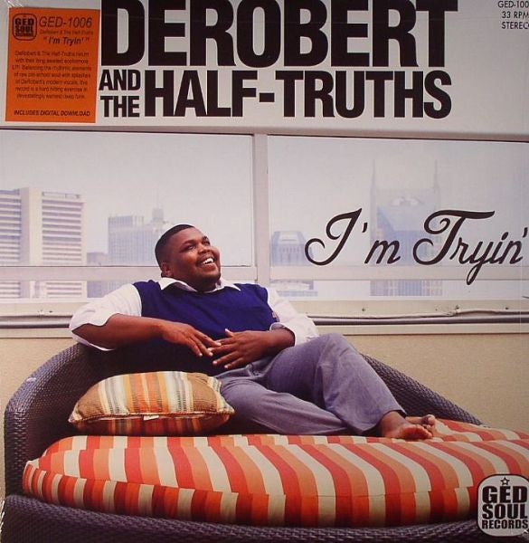 DeRobert & The Half-Truths - I'm Tryin' (Green marbled vinyl) LP