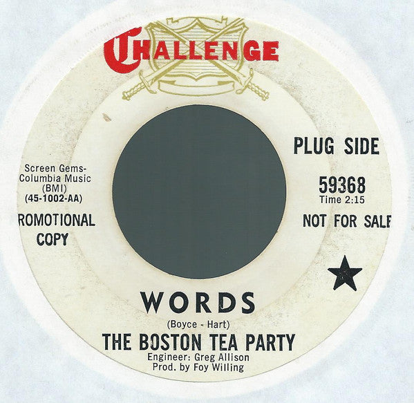 Boston Tea Party - Words / Spinach 7"