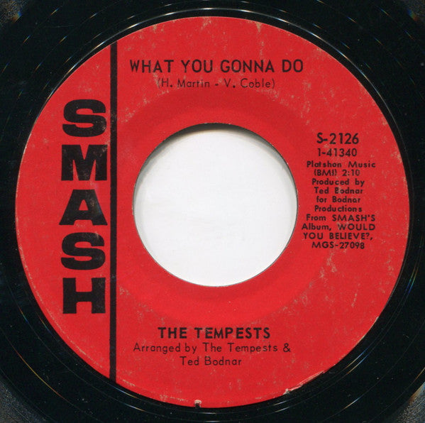 The Tempests – What You Gonna Do / Can't Get You Off Of My Mind 7"