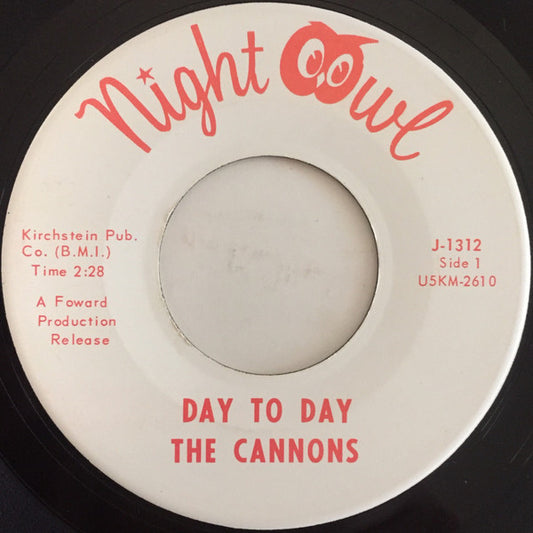 The Cannons - Day To Day / "Love" Little Girl 7"