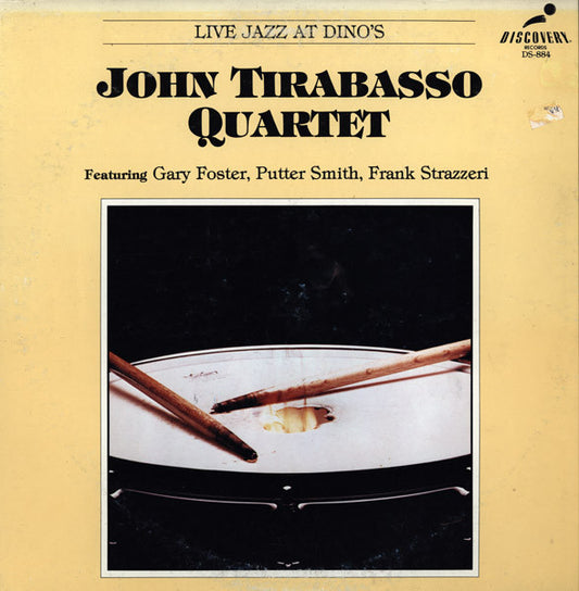 John Tirabasso Quartet - Live Jazz At Dino's LP