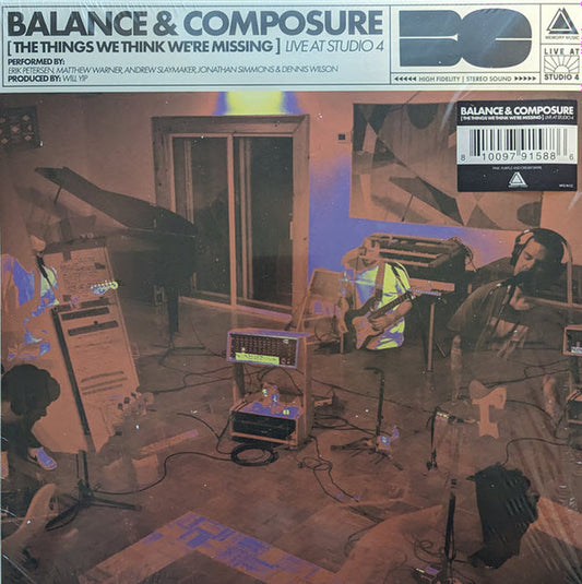 Balance and Composure - The Things We Think We're Missing Live at Studio 4 (Pink w/ Purple & Cream Swirl)