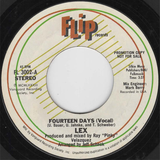 Lex - Fourteen Days 7"