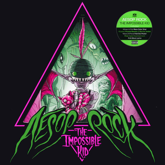 Aesop Rock - The Impossible Kid (Neon Pink / Neon Green)