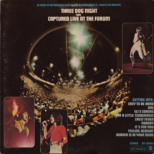 Three Dog Night - Captured Live At The Forum LP