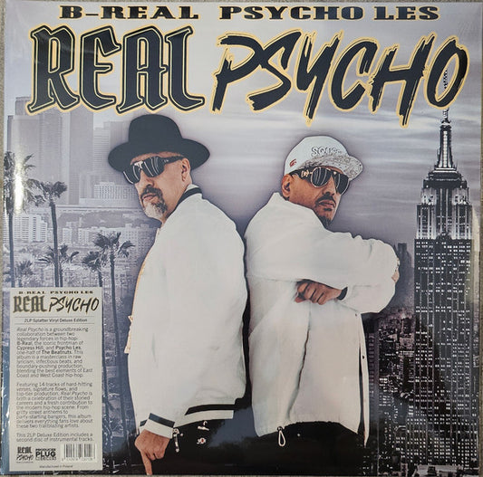 B-real & Psycho Les - Real Psycho - Deluxe Limited Edition (Deluxe, White, Splatter, Yellow)