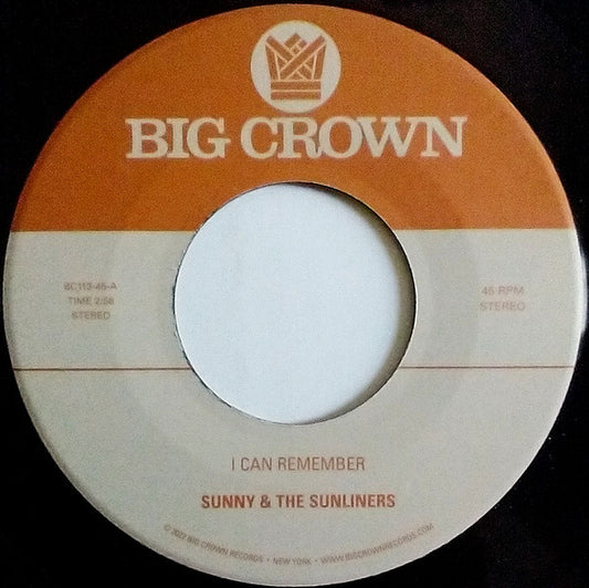 Sunny & The Sunliners - I Can Remember b/w Sitting In The Park