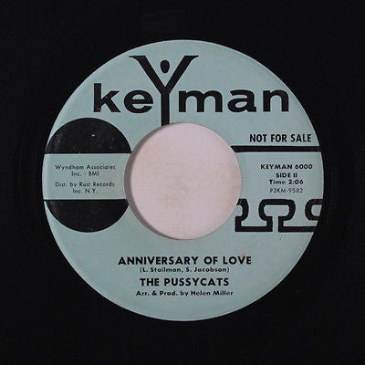 The Pussycats ‎– Anniversary Of Love / Mickey Mouse Club March 7"