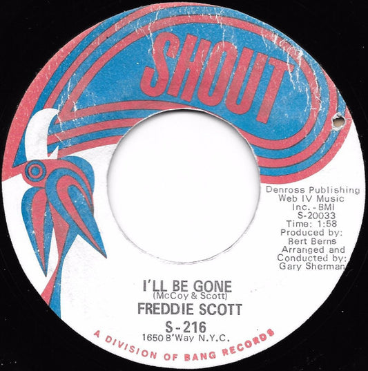 Freddie Scott - I'll Be Gone 7"