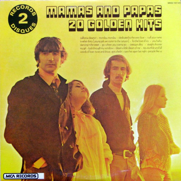 Mamas & Papas - 20 Golden Hits LP