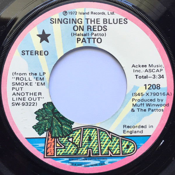 Patto - Singing The Blues On Reds / Mummy 7"