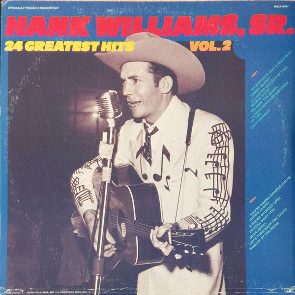 Hank Williams - 24 Greatest Hits Vol. 2 LP