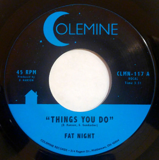 Fat Night - Things You Do / Things You Do (instrumental)