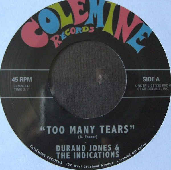 Durand Jones & The Indications - Too Many Tears / Cruisin' to the Parque