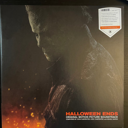 John Carpenter, Cody Carpenter, And Daniel Davies - Halloween Ends (Original Motion Picture Soundtrack) (Pumpkin Orange vinyl)