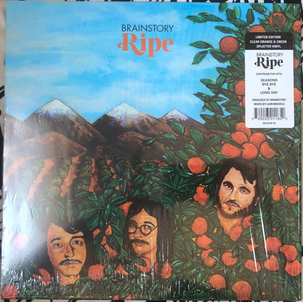 Brainstory - Ripe (Translucent w/ Green & Orange Swirl)