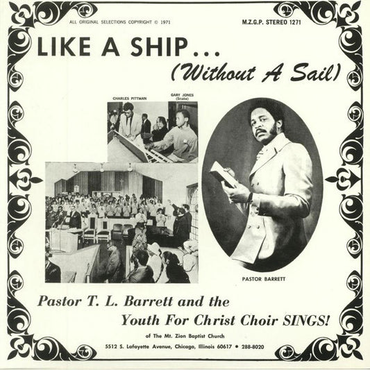 Pastor T.L. Barrett & The Youth For Christ Choir - Like A Ship (Without A Sail) (Splatter)