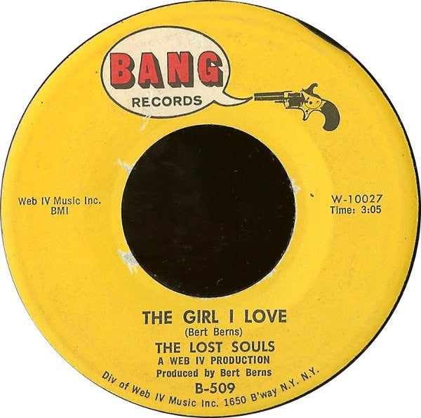 The Lost Souls - The Girl I Love / Simple To Say 7"