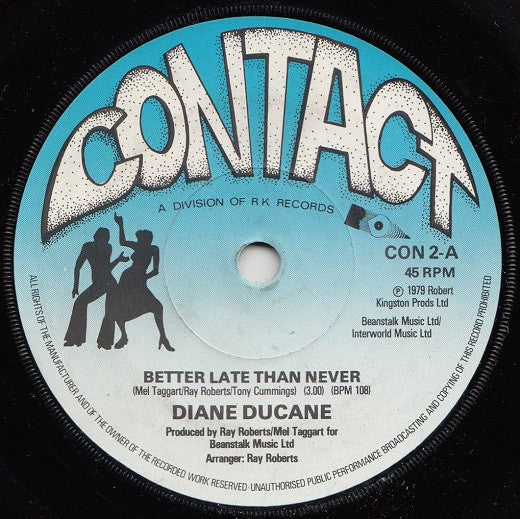 Diane Ducane – Better Late Than Never 7"