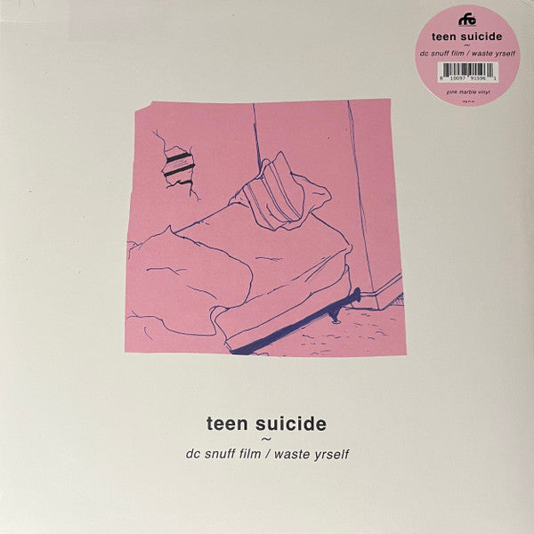Teen Suicide - dc snuff film / waste yrself (Pink Marble vinyl)
