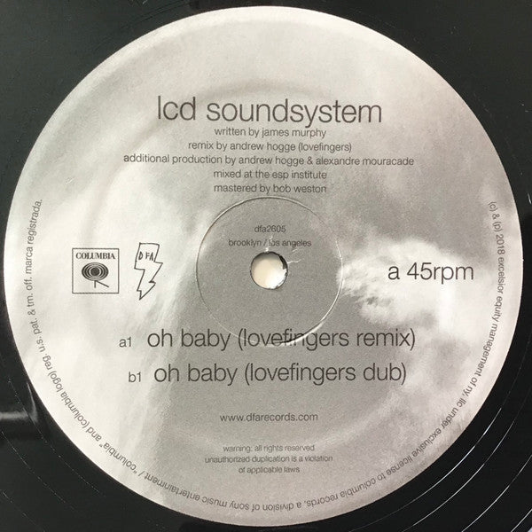 Lcd Soundsystem - oh baby (Lovefingers Remixes)