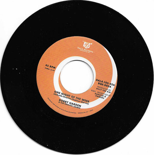 Bobby Harden & The Soulful Saints - One Night of the Week b/w Raise Your Mind