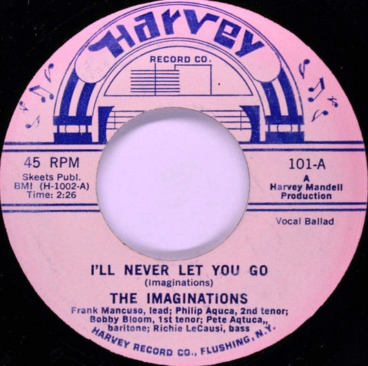 The Imaginations – I'll Never Let You Go / The Mystery Of You 7"