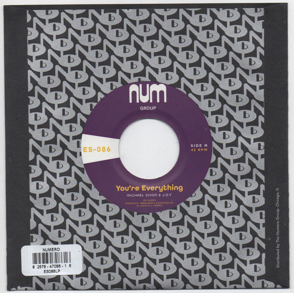 Michael A. Dixon & J.O.Y. - You're Everything b/w You're All I Need