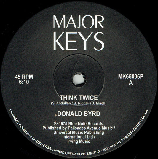 Donald Byrd - Think Twice / Where Are We Going