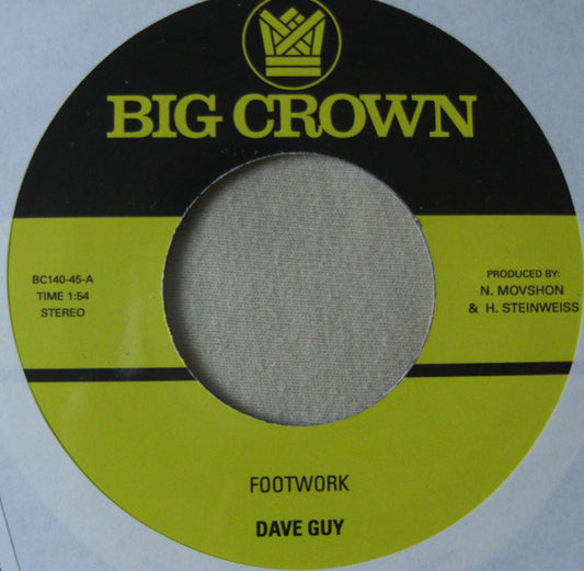 Dave Guy - Footwork b/w Morning Glory