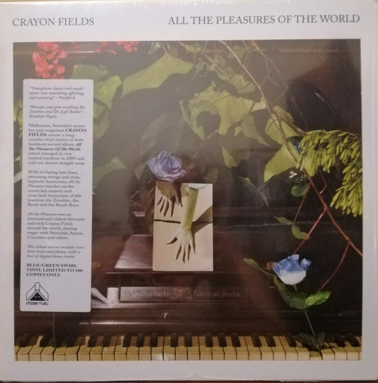 Crayon Fields - All the Pleasures Of the World (Deluxe Edition) (Blue & Green Galaxy Swirl)