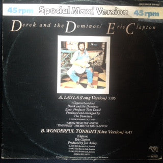 Derek And The Dominos / Eric Clapton – Layla / Wonderful Tonight (Live Version) 12"