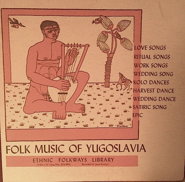 Various - Folk Music Of Yugoslavia LP