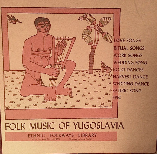 Various - Folk Music Of Yugoslavia LP