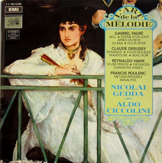 Nicolai Gedda, Aldo Ciccolini – L'Art De La Mélodie LP