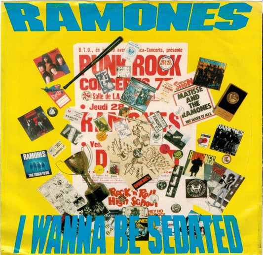 Ramones – I Wanna Be Sedated (Promo) 7"