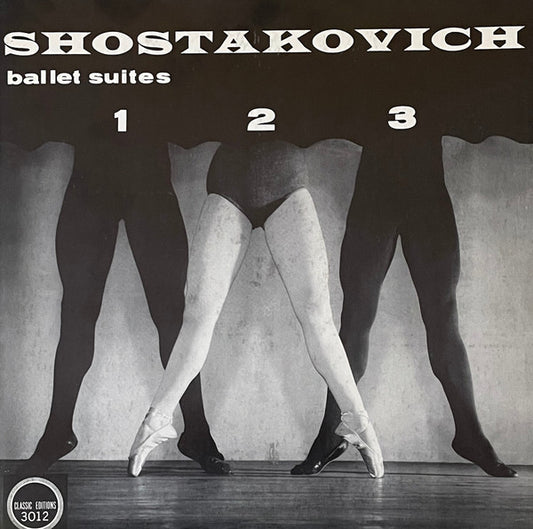 Dmitri Shostakovich – Shostakovich Ballet Suites 1 2 3 LP