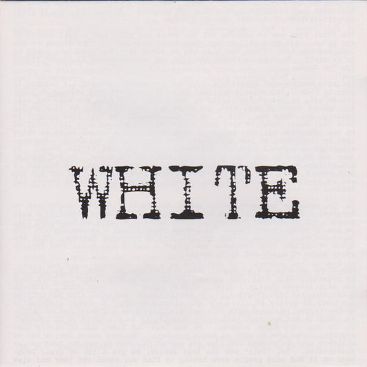 Various – White: The End Records CD