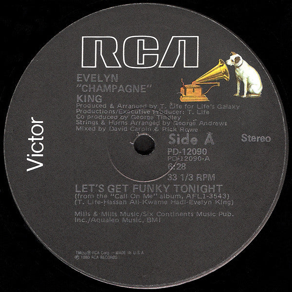 Evelyn "Champagne" King - Let's Get Funky Tonight 12"