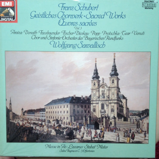 Franz Schubert, Wolfgang Sawallisch, Symphonie-Orchester Des Bayerischen Rundfunks, – Geistliches Chorwerk - Sacred Works Vol 3 4LP Boxset
