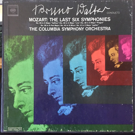Mozart*, Bruno Walter, The Columbia Symphony Orchestra* – The Last Six Symphonies (3 LP)