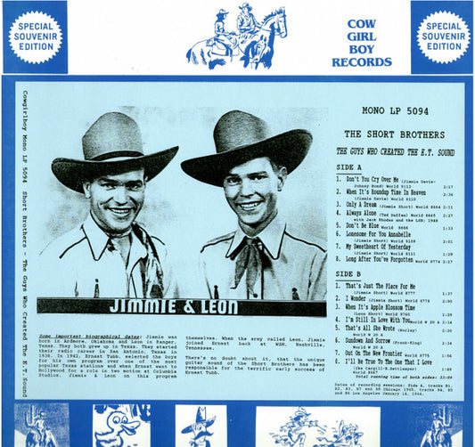 Short Brothers – The Guys Who Created The E.T. Sound LP