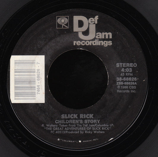 Slick Rick – Children's Story 7"