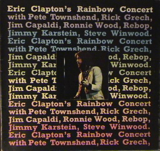 Eric Clapton ‎– Eric Clapton's Rainbow Concert LP