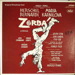 Herschel Bernardi, Maria Karnilova – Zorbá (Original Broadway Cast) LP