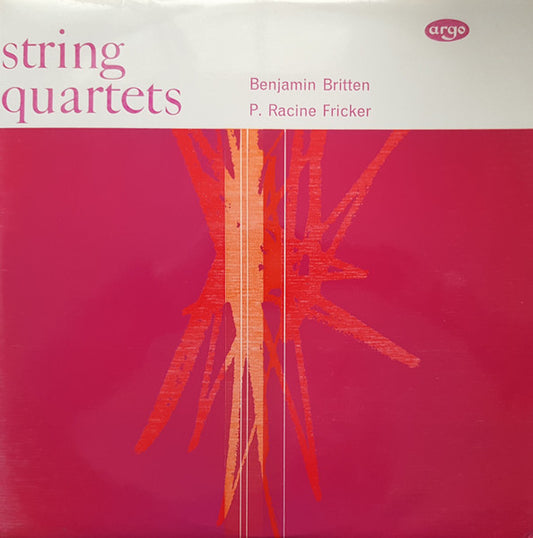 Benjamin Britten - String Quartets LP